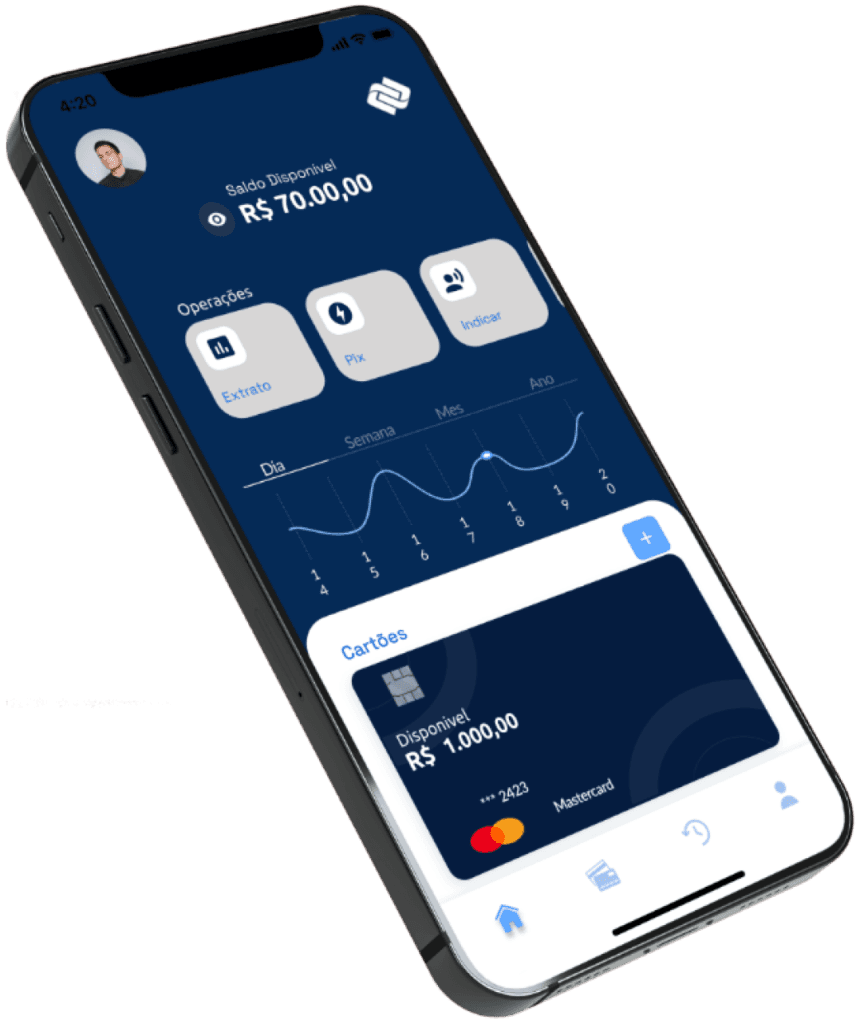 Aplicativo no celular